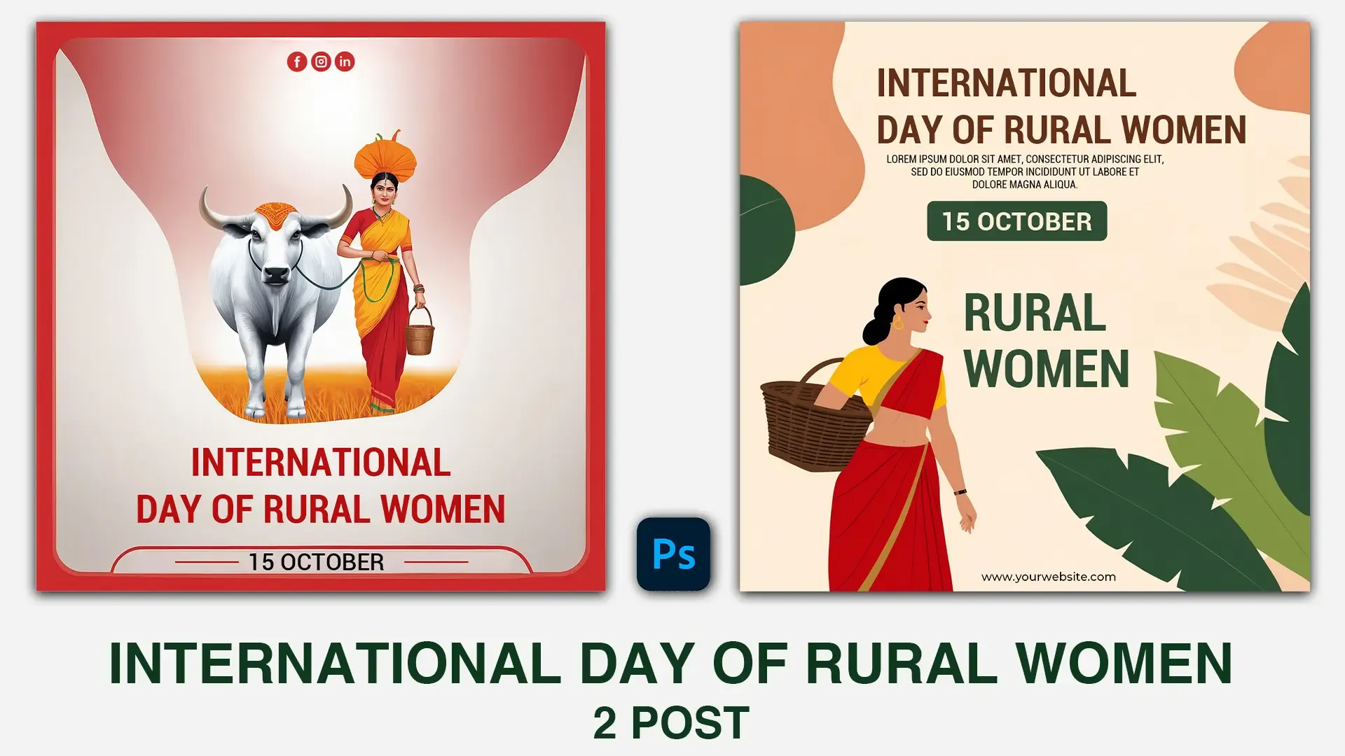 International Day of Rural Women Celebration Post PSD